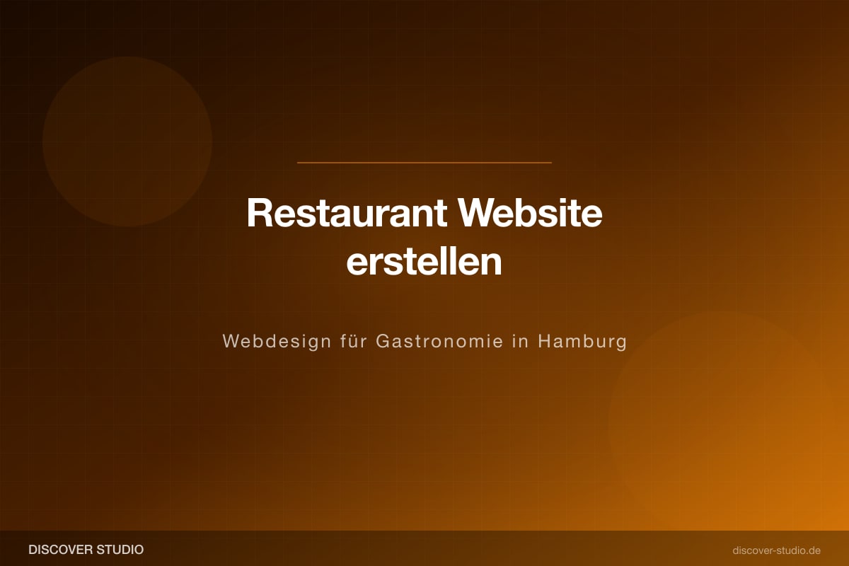 Restaurant Website erstellen Gastronomie Hamburg