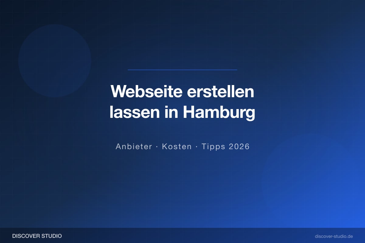 Webseite erstellen lassen Hamburg Agentur